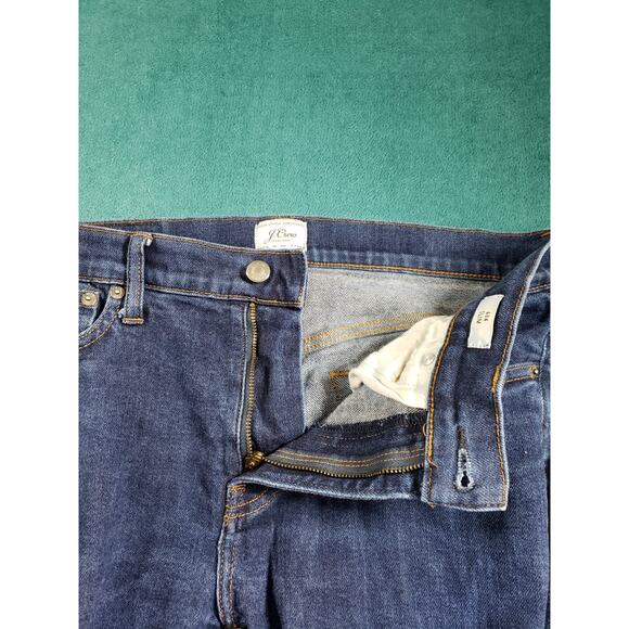 J Crew Jeans Size 32x26 Mens Blue Pants Stretch Denim Mid Rise 484 Slim Straight - Picture 7 of 15